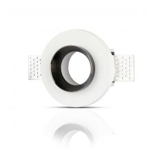 LED Spotlights - Recessed Fitting - GU10 - IP20 - White+Chrome - 5 Years - Model No: - VT-866-RD-C