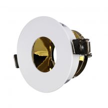 LED Spotlights - Recessed Fitting - GU10 - IP20 - White+Gold - Model No: - VT-873-WG