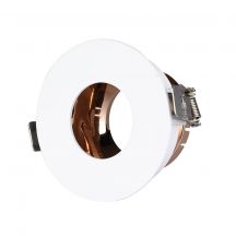 LED Spotlights - Recessed Fitting - GU10 - IP20 - White+Rose Gold - Model No: - VT-873-WR