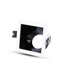 LED Spotlights - Recessed Fitting - GU10 - IP20 - White+Black - Model No: - VT-875-WB