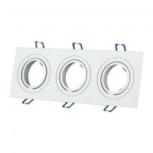 LED Spotlights - Recessed Fitting - GU10 - IP20 - White - Model No: - VT-784SQ-WH