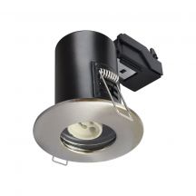 LED Downlights - Fixed Clip Fittings - IP65 - Satin Nickle