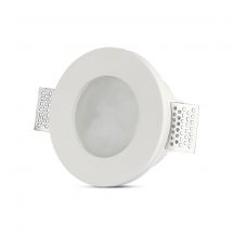 LED Spotlights - Recessed Fitting - GU10 Frost Glass - IP20 - White - Model No: - VT-801RD