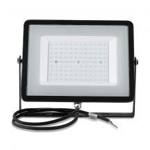 Black LED Floodlights - Samsung - IP65 - 100W - 8000 Lumens - 3000K - 5 Years