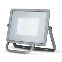 Grey LED Floodlights - Samsung - IP65 - 30W - 2400 Lumens - 3000K - 5 Years