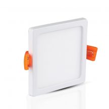 Square LED Mini Panels - Trimless - IP20 - White - 8W - 800 Lumens - 3000K