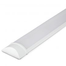 Prismatic LED Batten Fittings - 150lm/w - Evolution - IP20 - White - 15W - 2250 Lumens - 3000K - 5 Years - 60CM