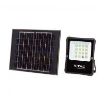 Solar Floodlights - IP65 - Black Body - 1200 Lumens - 6400K