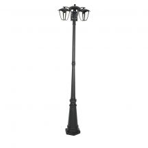 E27 Outdoor Lighting - Pole Lamps - IP44 - Black