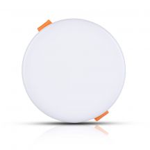 Round Adjustable LED Mini Panels - Samsung - IP20 - White - 12W - 750 Lumens - 3000K - 5 Years