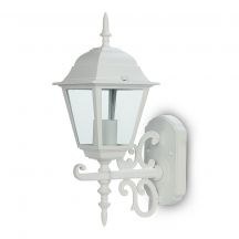 E27 Outdoor Lighting - Wall Lamps - Up - Matt White - IP44