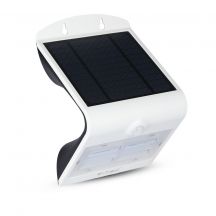 Solar Wall Lights - IP65 - White - 3W - 400 Lumens - 4000K+3000K