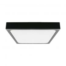 LED Square Dome Lights - Black - 225mm - IP44 - 18W - 1800 Lumens - 4000K