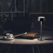 Rechargeable Table Lamps - Black - IP54 - 2W- 200 Lumens - 3000K