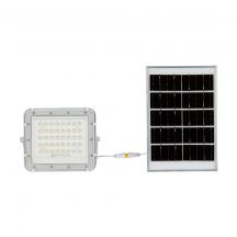 White Solar Floodlights - 6W - IP65 - 400 Lumens - 4000K