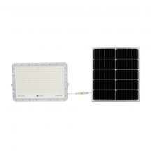 White Solar Floodlights - 30W - IP65 - 2600 Lumens - 4000K