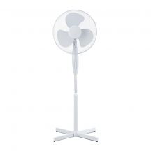 Stand Fan - Cross Base - White - 40 Watts