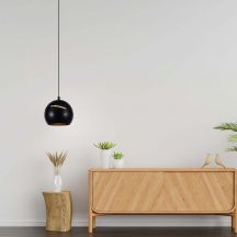 Designer Ceiling Lights - Designer Hanging Lights - IP20 - Black Body - 8.5 Watts - 850 Lumens - 3000K