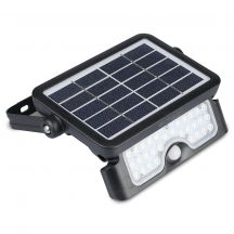 Black Solar Floodlights - IP65 - 5W - 500 Lumens - 4000K