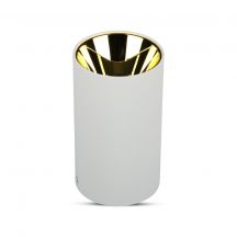 LED Spotlights - Surface Fittings - GU10 - IP20 - White+Gold - Model No: - VT-882-RG