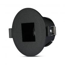 LED Spotlights - Recessed Fitting - GU10 - IP20 - Black+Black - Model No: - VT-883-B