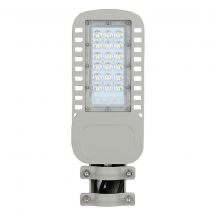 Grey Slim LED Streetlights - Samsung - IP65 - 30W - 3600 Lumens - 6400K - 5 Years